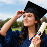 Sterling Silver Personalized Engraved Class Ring Graduation Ring