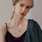 Sterling Silver Abalone Shell Horse Urn Necklace for Ashes