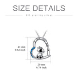 Sterling Silver Raccoon Pendant Necklace