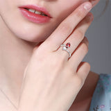 Sterling Silver Baseball Football Volleyball Spinner Ring