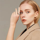 Sterling Silver Adjustable Cross Inspirational Ring With Engraved