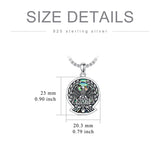 Sterling Silver Eagle SPQR Pendant Necklace for Men