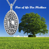 Sterling Silver Tree of Life Urn Necklaces for Ashes
