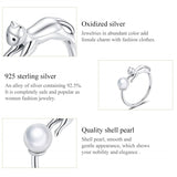 Sterling Silver Cute Cat Adjustable Ring for Women