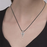 Sterling Silver Arrow Celtic Knot Cross Wolf Urn Necklace for Ashes