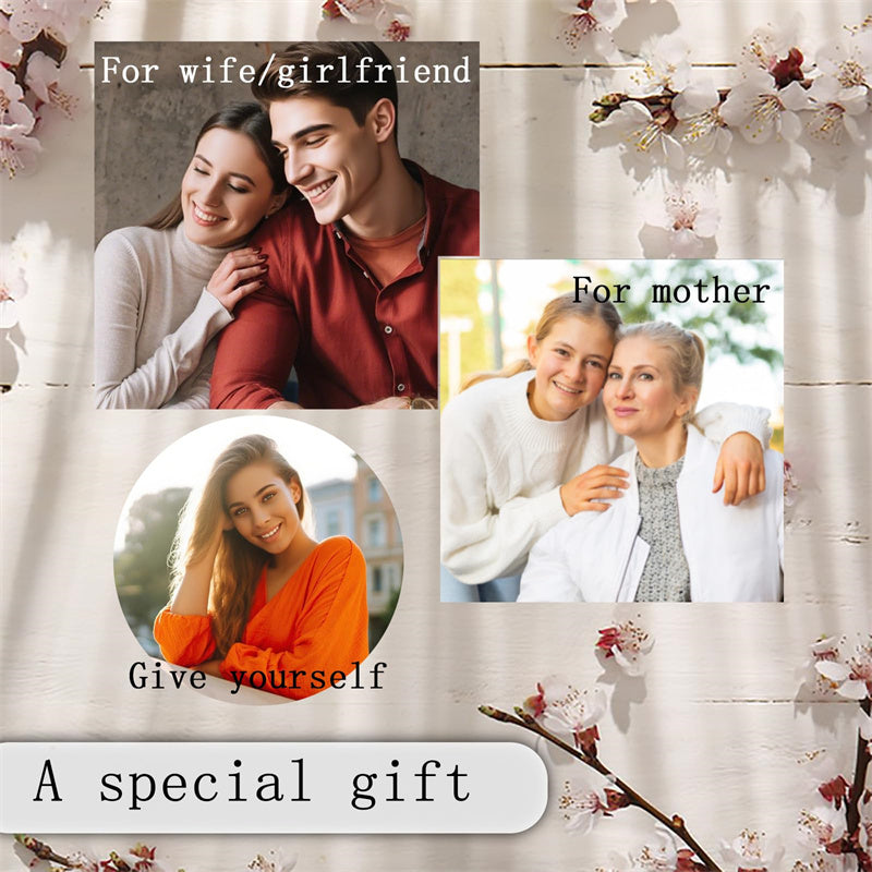 Sterling Silver Black Heart Moss Agate Engagement Wedding Ring Set for Women