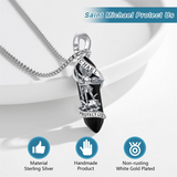 Sterling Silver Crystal Saint Michael Saint Christopher Guardian Angel Guadalupe Pendant Necklace