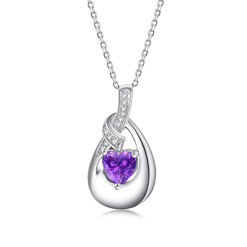 Sterling Silver Cubic Zirconia Urn Necklaces for Ashes