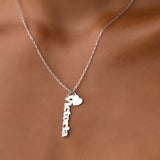 Sterling Silver Personalized Name Pendant Necklace