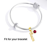 Sterling Silver Persoanlized Name Charm Beads