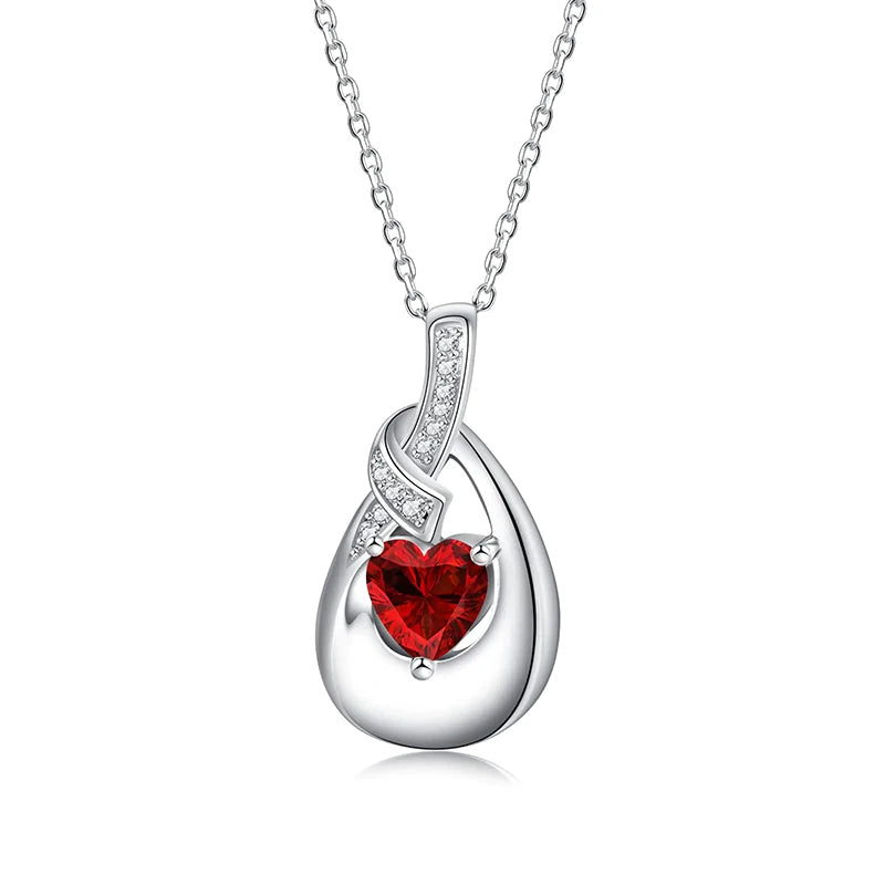 Sterling Silver Cubic Zirconia Urn Necklaces for Ashes