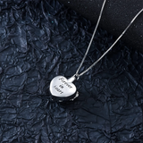 Hummingbird Urn Necklace for Ashes Sterling Silver with Crystal Cremation Jewelry w/Funnel Filler Keepsake Memory Jewelry for Women Girls