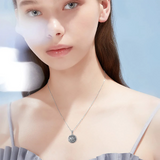 Sterling Silver Wolf Urn Necklace for Ashes With Engraved