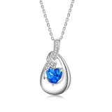 Sterling Silver Cubic Zirconia Urn Necklaces for Ashes