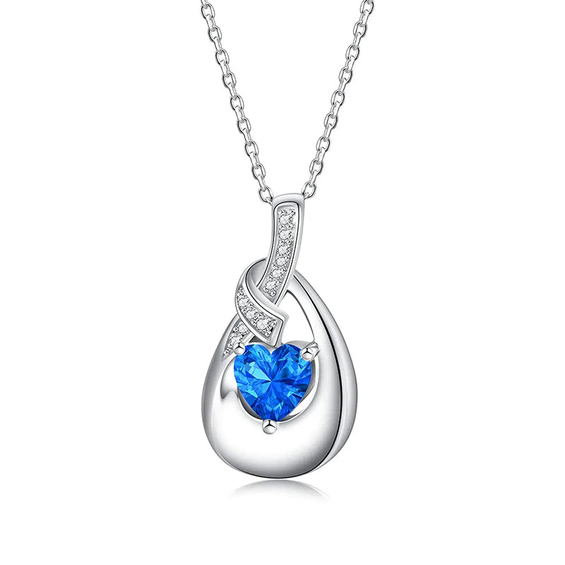 Sterling Silver Cubic Zirconia Urn Necklaces for Ashes