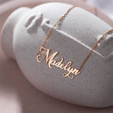 Sterling Silver Personalized Name Pendant Necklace
