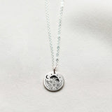Sterling Silver Mushroom Pendant Necklace