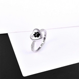 Sterling Silver Paw Print Urn for Ashes Engraved with I Carry You with Me