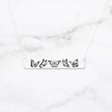 Sterling Silver Butterfly Animal Ring Engraved with Do What Makes Your Soul Shine