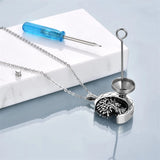 Sterling Silver Tree of Life Urn Necklace for Ashes