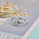 Sterling Silver Mushroom Nature Ring