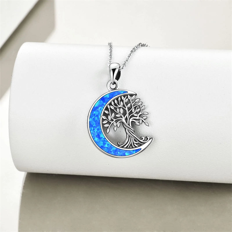 Sterling Silver Tree of Life Urn Necklace for Ashes