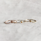 Sterling Silver Simple Mustard Seed Nature Ring
