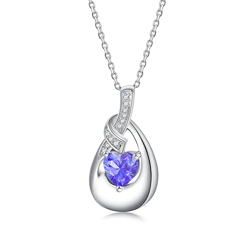 Sterling Silver Cubic Zirconia Urn Necklaces for Ashes