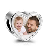 Sterling Silver Personalized Photo Charm Beads