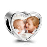 Sterling Silver Personalized Photo Charm Beads