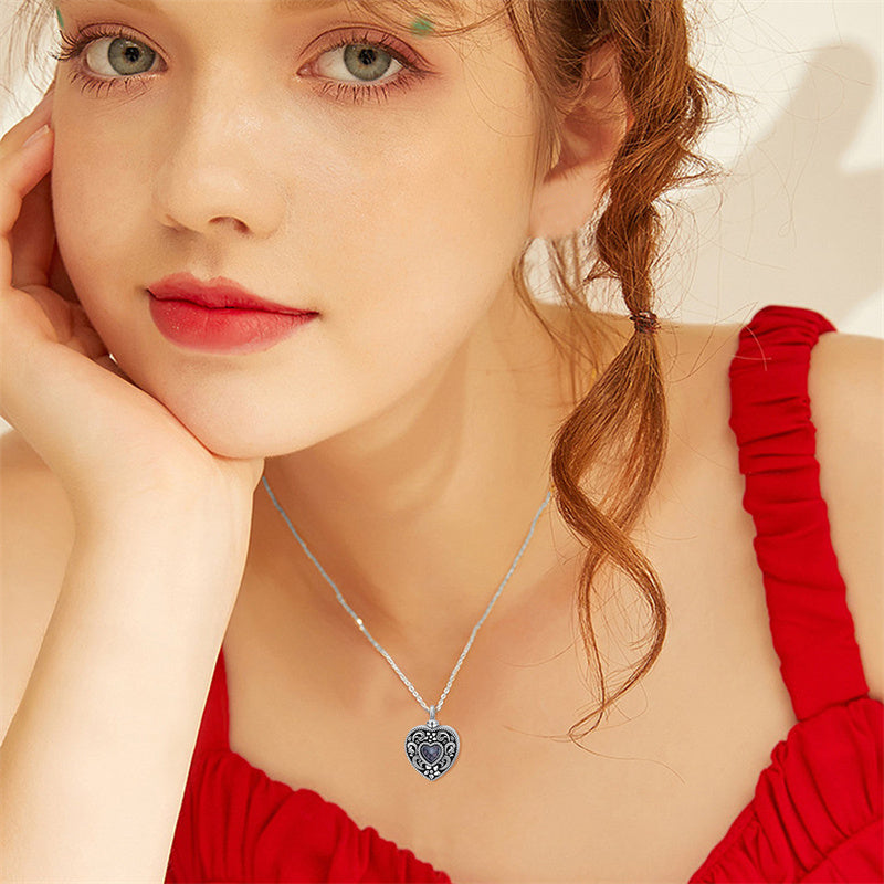 Sterling Silver Mustard Seed Locket Urn Necklace for Ashes