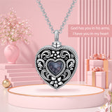 Sterling Silver Mustard Seed Locket Urn Necklace for Ashes