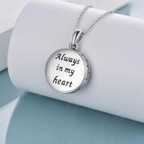 Sterling Silver Tree of Life Urn Necklaces Abalone Opal Shell Cremation Jewelry for Ashes