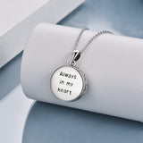 Sterling Silver Tree of Life Urn Necklaces Abalone Opal Shell Cremation Jewelry for Ashes