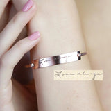 Sterling Silver Personalized Bracelet