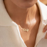 Sterling Silver Personalized Name Pendant Necklace