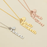 Sterling Silver Personalized Name Pendant Necklace