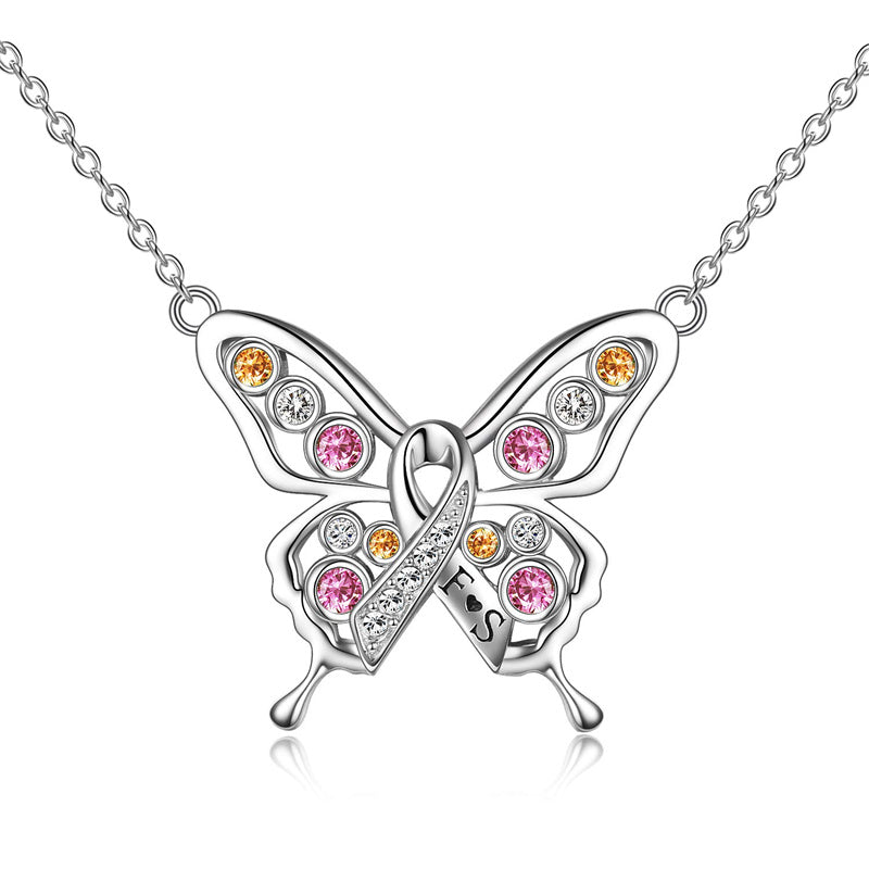 Sterling Silver Cancer Survivor Pendant Necklace