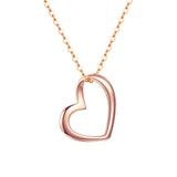 14K Gold Heart Pendant Necklace