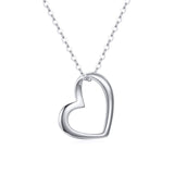 14K Gold Heart Pendant Necklace