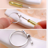 Sterling Silver Infinity Heart Shape Urn Ring for Ashes Engraved With Forever In My heart