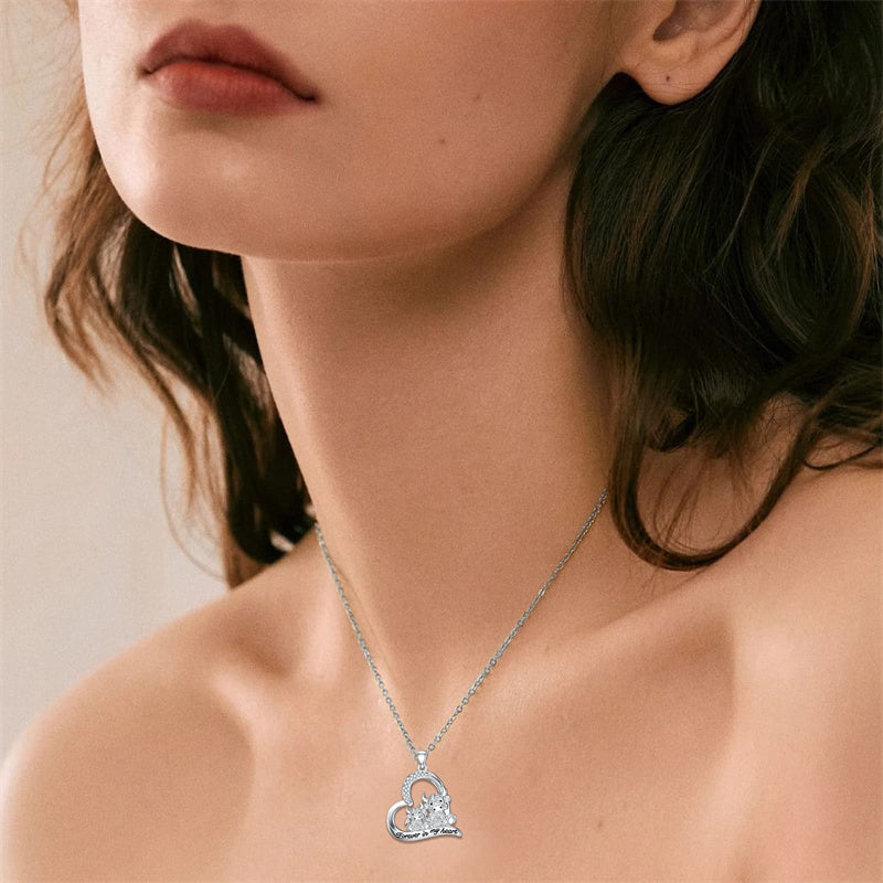 Sterling Silver Highland Cow Pendant Necklace