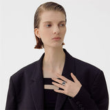 Sterling Silver Witch Heart Nature Ring