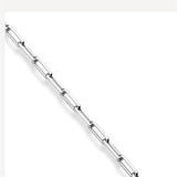 Sterling Silver 3mm 5mm Paperclip Link Chain Necklace