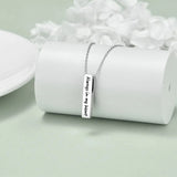 Sterling Silver Abalone Shell Urn Necklace for Ashes With Engraved