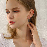 Sterling Silver Horse Leverback Earrings