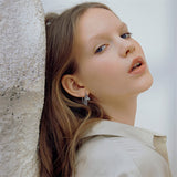 Sterling Silver Horse Leverback Earrings