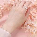 Sterling Silver Infinity Heart Shape Urn Ring for Ashes Engraved With Forever In My heart