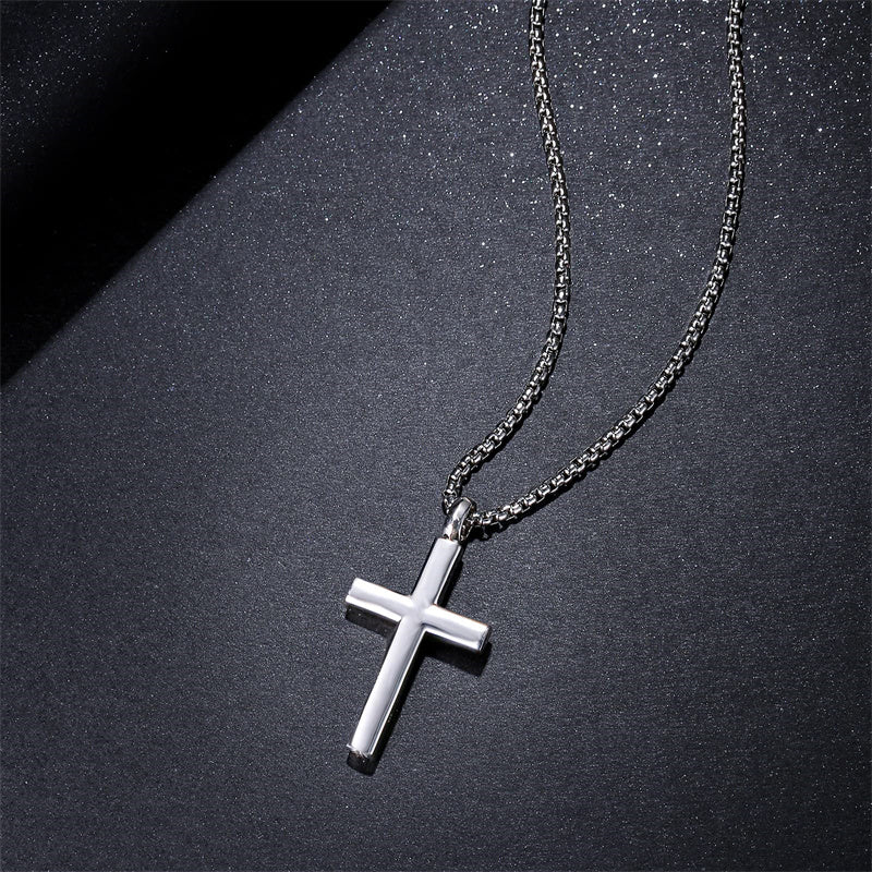 Sterling Silver Cross Urn Pendant for Ashes