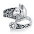 Sterling Silver Cat Spoon Ring: The Essential Adjustable Jewelry for Feline Enthusiasts